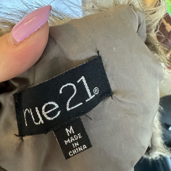 Rue 21 fuzzy vest - Picture 3 of 3